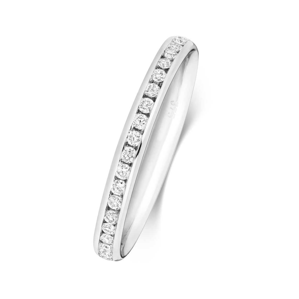 9ct White Gold Diamond Eternity Ring