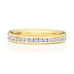 9ct Yellow Gold Diamond Eternity Ring