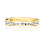 9ct Yellow Gold Diamond Eternity Ring