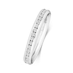 9ct White Gold Diamond Eternity Ring