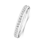 9ct White Gold Diamond Eternity Ring
