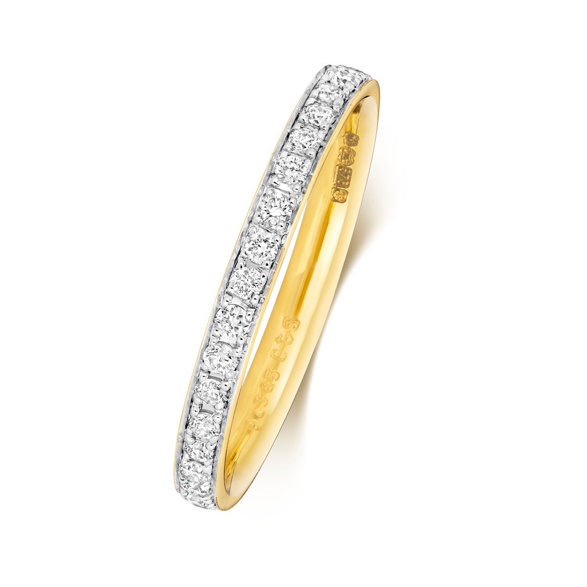 9ct Yellow Gold Diamond Eternity Ring