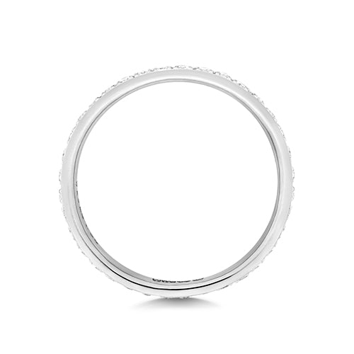 9ct White Gold Diamond Eternity Ring