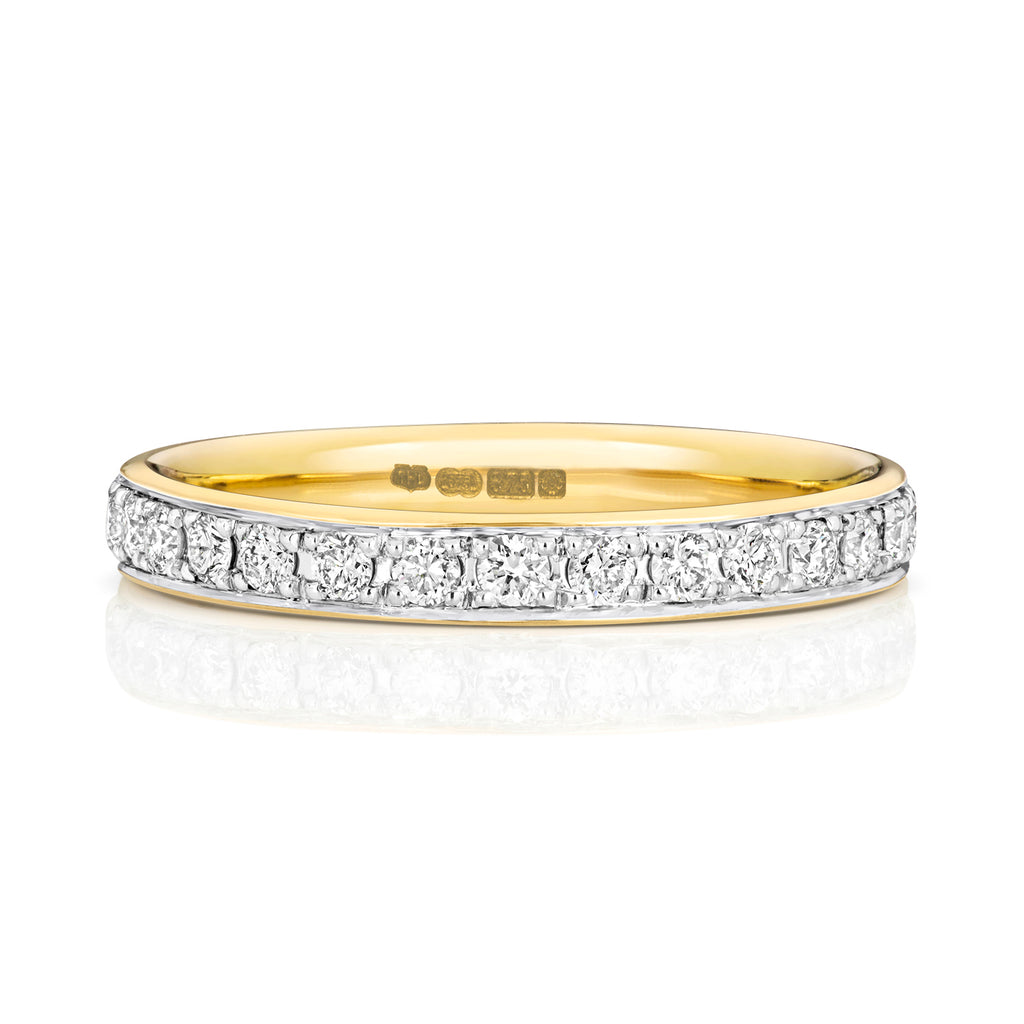 9ct Yellow Gold Diamond Eternity Ring