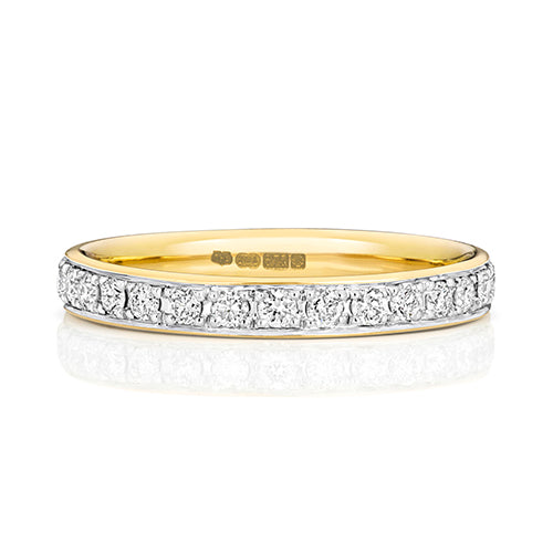 9ct Yellow Gold Diamond Eternity Ring