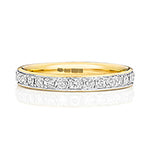 9ct Yellow Gold Diamond Eternity Ring
