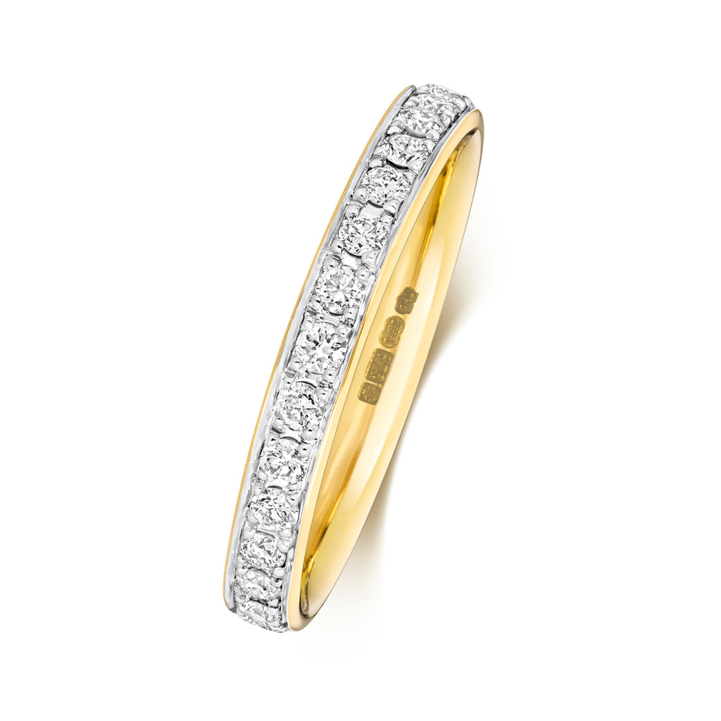 9ct Yellow Gold Diamond Eternity Ring