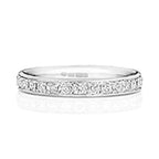 9ct White Gold Diamond Eternity Ring