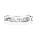 9ct White Gold Diamond Eternity Ring 0.17 CT