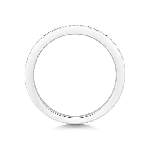 9ct White Gold Diamond Eternity Ring 0.17 CT