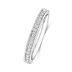 9ct White Gold Diamond Eternity Ring 0.17 CT