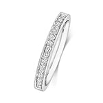 9ct White Gold Diamond Eternity Ring 0.17 CT