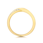 9ct Yellow Gold Diamond Band Ring 0.16 CT
