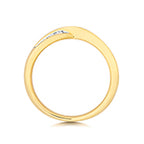 9ct Yellow Gold Diamond Band Ring 0.16 CT
