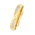 9ct Yellow Gold Diamond Band Ring 0.16 CT