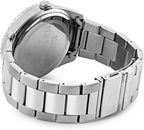 Ben Sherman Mens Watch with Black Dial and Silver Stainless Steel Strap WB037ESM