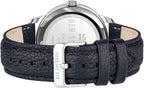 Ben Sherman Mens Watch with Blue Dial and Blue Leather Strap WB045U