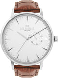 Ben Sherman Mens Portobello Watch with White Dial and Brown Leather Strap WB055T