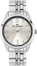 Ben Sherman Mens Watch with Silver Dial and Silver Bracelet WB057USM