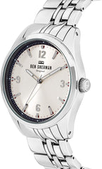 Ben Sherman Mens Watch with Silver Dial and Silver Bracelet WB057USM