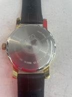 Lorus Mens Watch with Black Dial and Brown Leather Strap RH980NX9