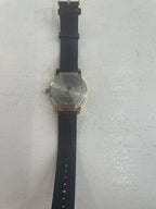 Lorus Mens Watch with Black Dial and Brown Leather Strap RH980NX9