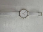 Gwylio i Fenywod Ted Baker gyda Deial Gwyn a Strap Gwyn TE50310003 **Wedi'i Adnewyddu**
