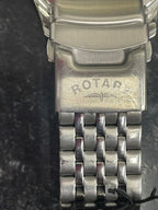 Rotary Mens Chronograph Watch with Green Dial and Stainless Bracelet GB00475/56