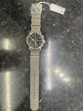 Lorus Men's Chronograph Watch with Black Dial and Grey Nylon Strap RM347JX9