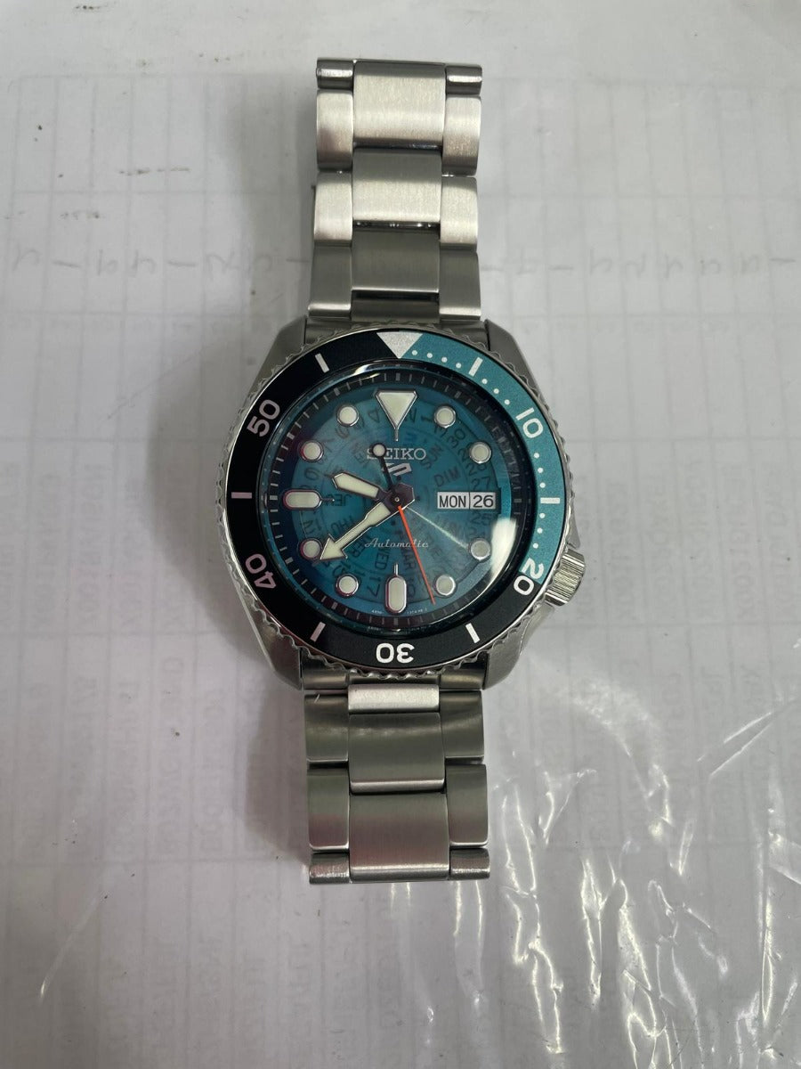 Seiko 5 Sports SKX Green Skeleton Gents Automatic Watch SRPJ45K1