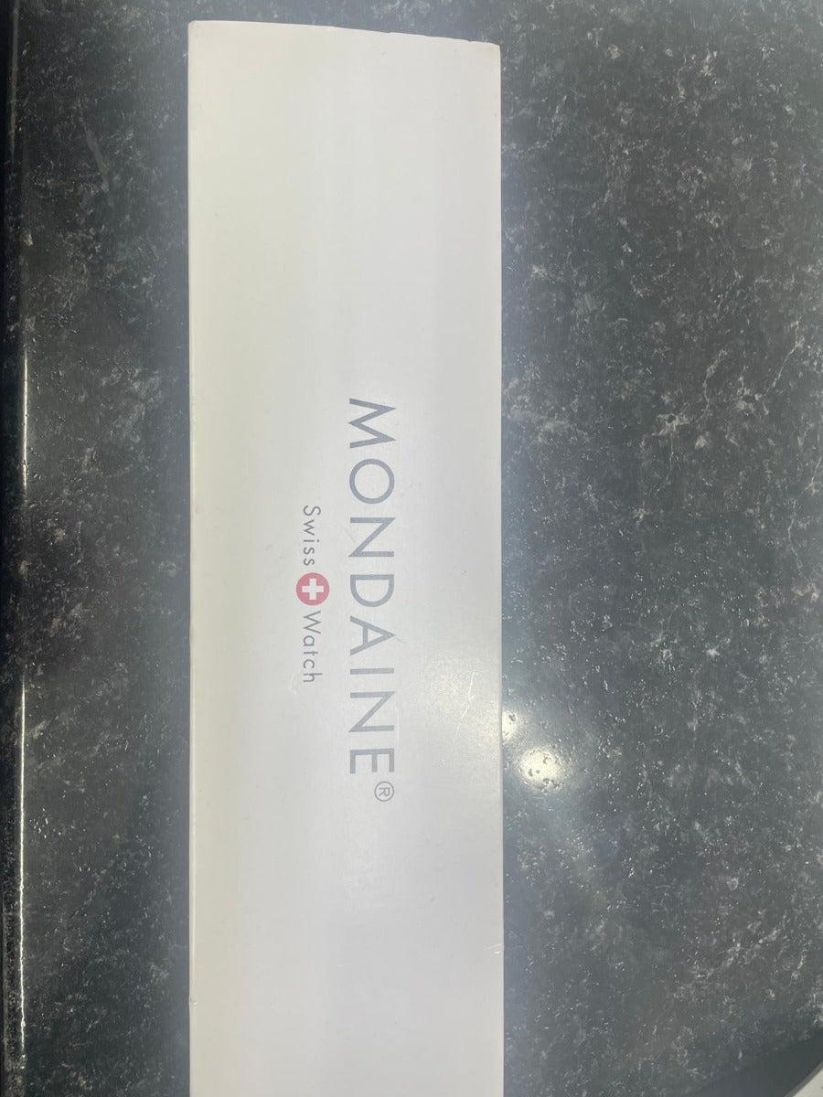 Mondaine Classic Mens Watch with White Dial and Black Strap A660.30314.11SBBV