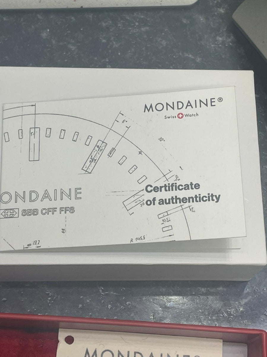 Mondaine Classic Mens Watch with White Dial and Black Strap A660.30314.11SBBV
