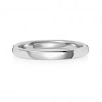 Platinum 2mm Soft Court Wedding Band