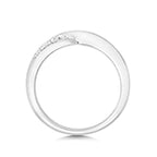Platinum Diamond Band Ring Size  0.14CT