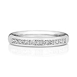 Platinum Diamond Eternity Ring Size  0.45CT