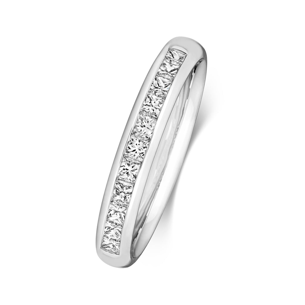 Platinum Diamond Eternity Ring Size  0.45CT