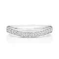 Platinum Diamond Band Ring 0.34CT