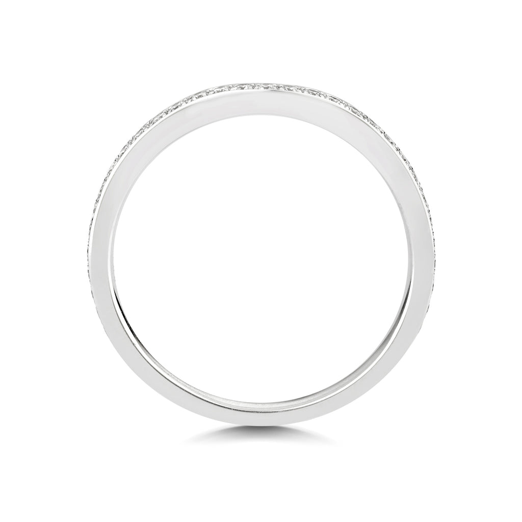 Platinum Diamond Wedding Band