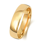 18ct Yellow Gold 5mm Court Wedding Band