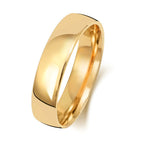 18ct Yellow Gold 5mm Court Wedding Band