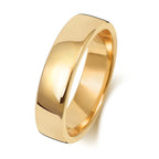 18ct Yellow Gold 5mm Soft Court Wedding Band