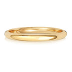 Band Priodas Llys Aur Melyn 18ct 2mm WQ161L