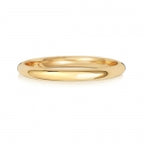 Band Priodas Llys Aur Melyn 18ct 2mm WQ161L