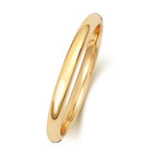 Band Priodas Llys Aur Melyn 18ct 2mm WQ161L