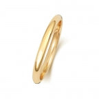 Band Priodas Llys Aur Melyn 18ct 2mm WQ161L