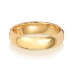 18ct Yellow Gold 5mm Court Wedding Band