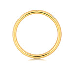 18ct Yellow Gold  Court Wedding Band