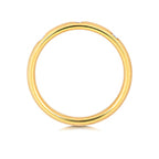 18ct Yellow Gold  Court Wedding Band