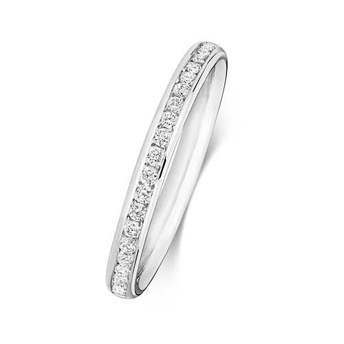 18ct White Gold Diamond Eternity Ring
