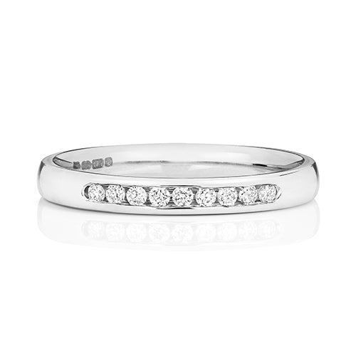 18ct White Gold Diamond Eternity Ring